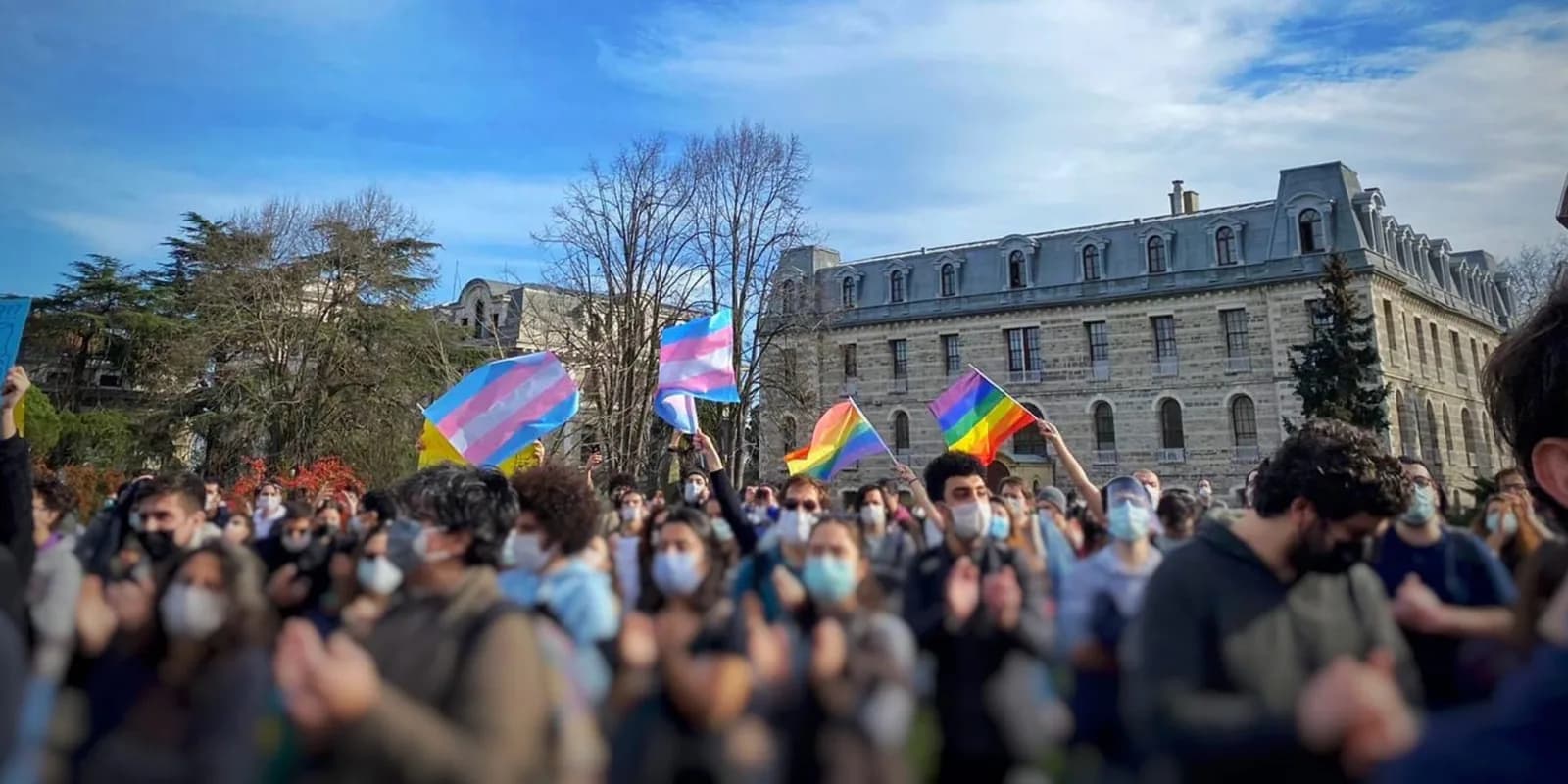 Boğaziçi Üniversitesi kampüsünden bir fotoğraf